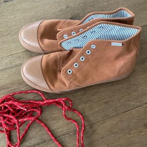 BANGS high top shoes, Sahara sand color
